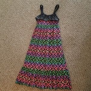 Vibrant colored girl's dress